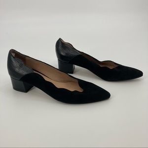 John Lewis Shoes John Lewis Partners Gigi Scallop Edge Suede